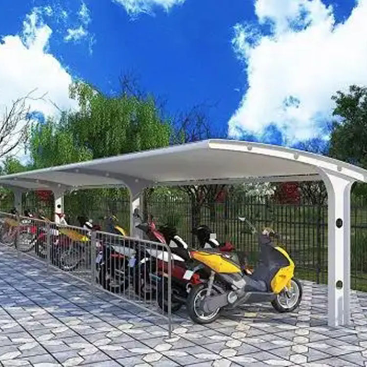 新郑市膜结构电动车棚